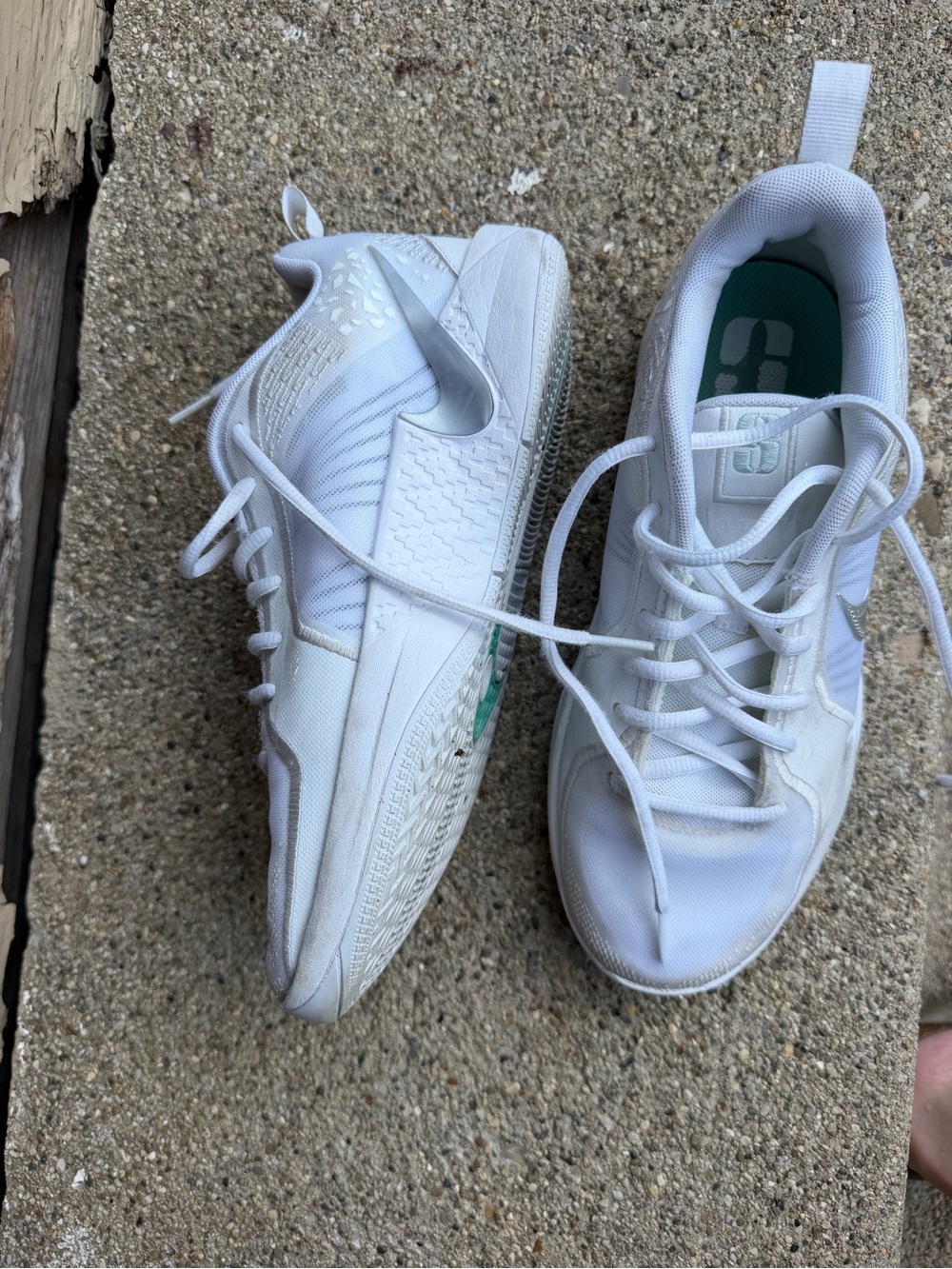 Nike Sabrina 2 “White Noise” Basketball Shoes – Size 6.5Y – White/Silver - Picture 3 of 7